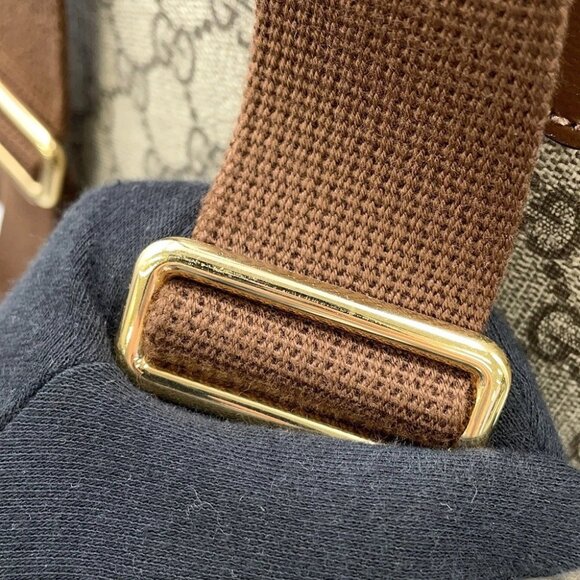 GUCCI Interlocking G GG Supreme Backpack PVC/Leather Beige/Brown 674147 - Picture 14 of 14